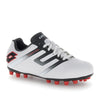 scarpa calcio lotto bambino all white all black red fluo 8047099