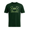 t shirt under armour uomo forest green 1958658