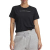 t shirt under armour donna nero 750730