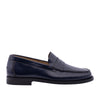mocassino antica cuoieria gloss uomo blu 638919