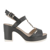 sandalo g m venturi donna nero 78624