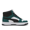 sneakers puma rebound slam mid jr unisex ragazzo verde 2110998