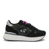 sneakers sun68 big stargirl glitter donna nero 6625986
