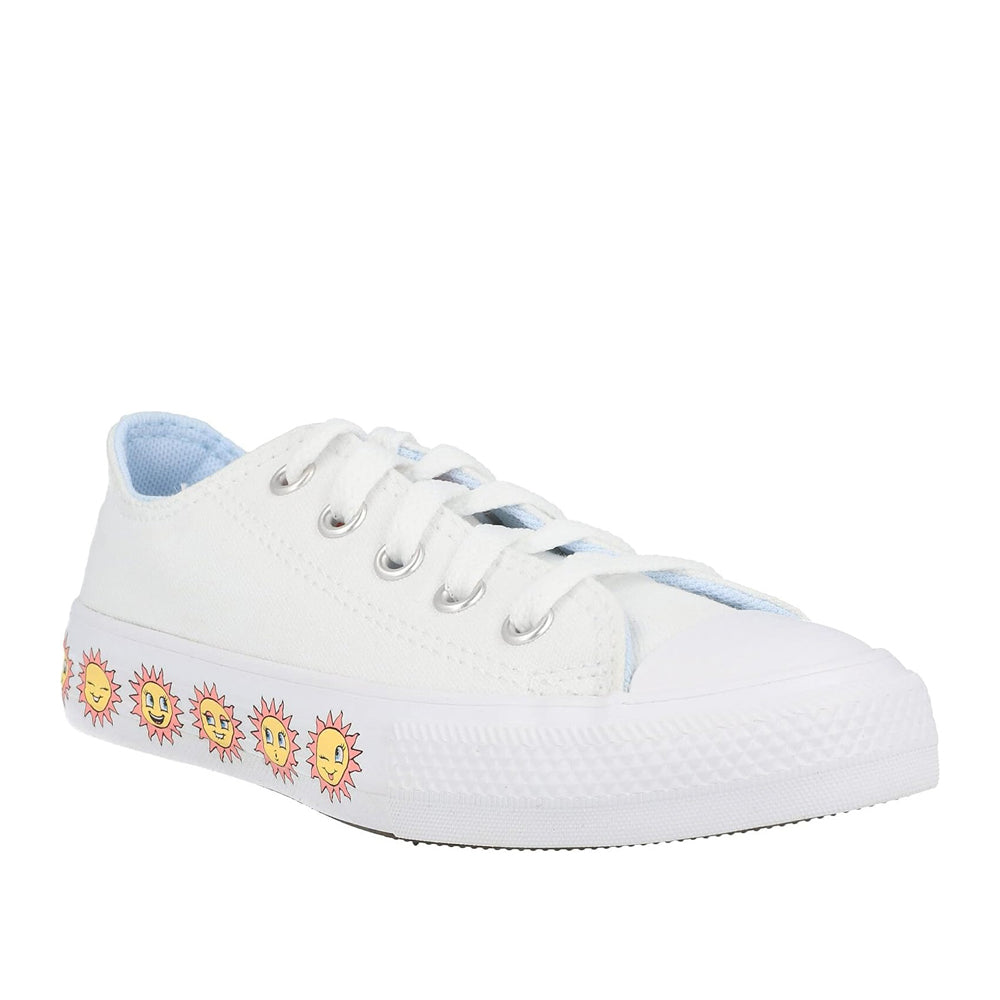 Sneakers Converse Ctas ox Ragazza - Bianco