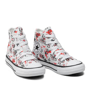 Sneakers Converse Ctas hi Bambina - Bianco