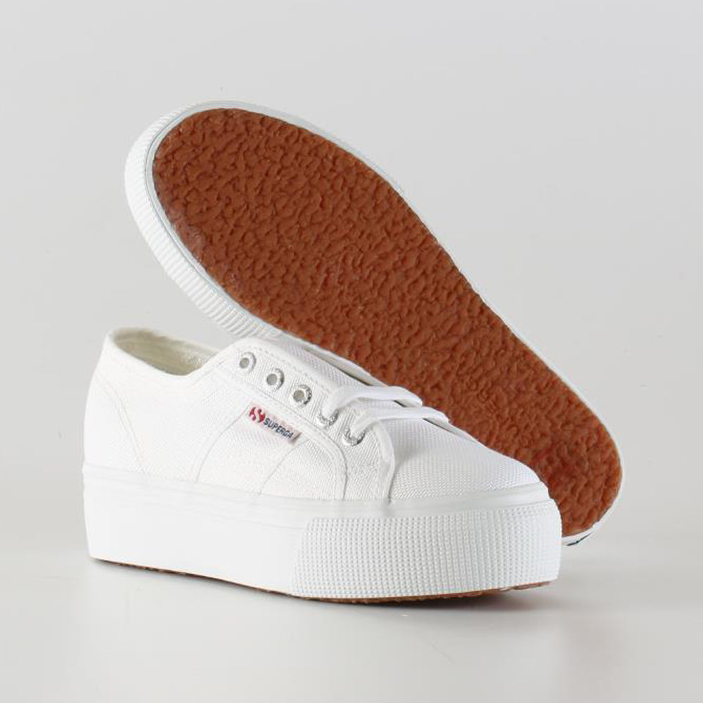 Sneakers Superga Platform Donna - Bianco