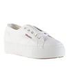 sneakers superga platform donna bianco 2106881