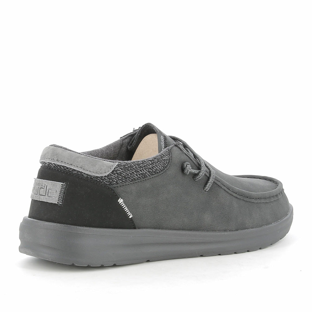 Scarpa Barca Hey Dude Uomo - Nero