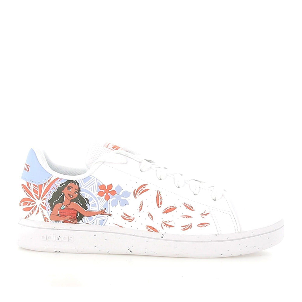 Sneakers Adidas Advantage Moana K Bambina - Bianco