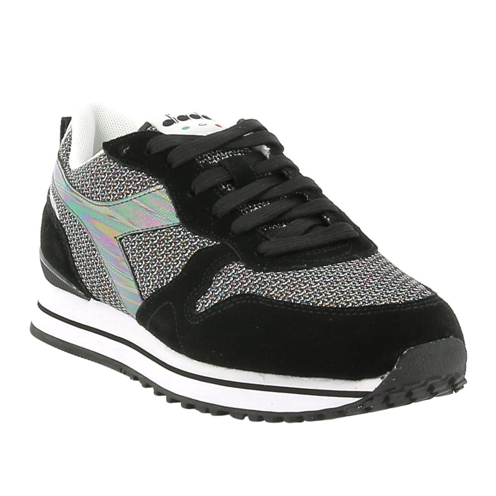 Sneakers Diadora Olympia Refrection Donna - Nero