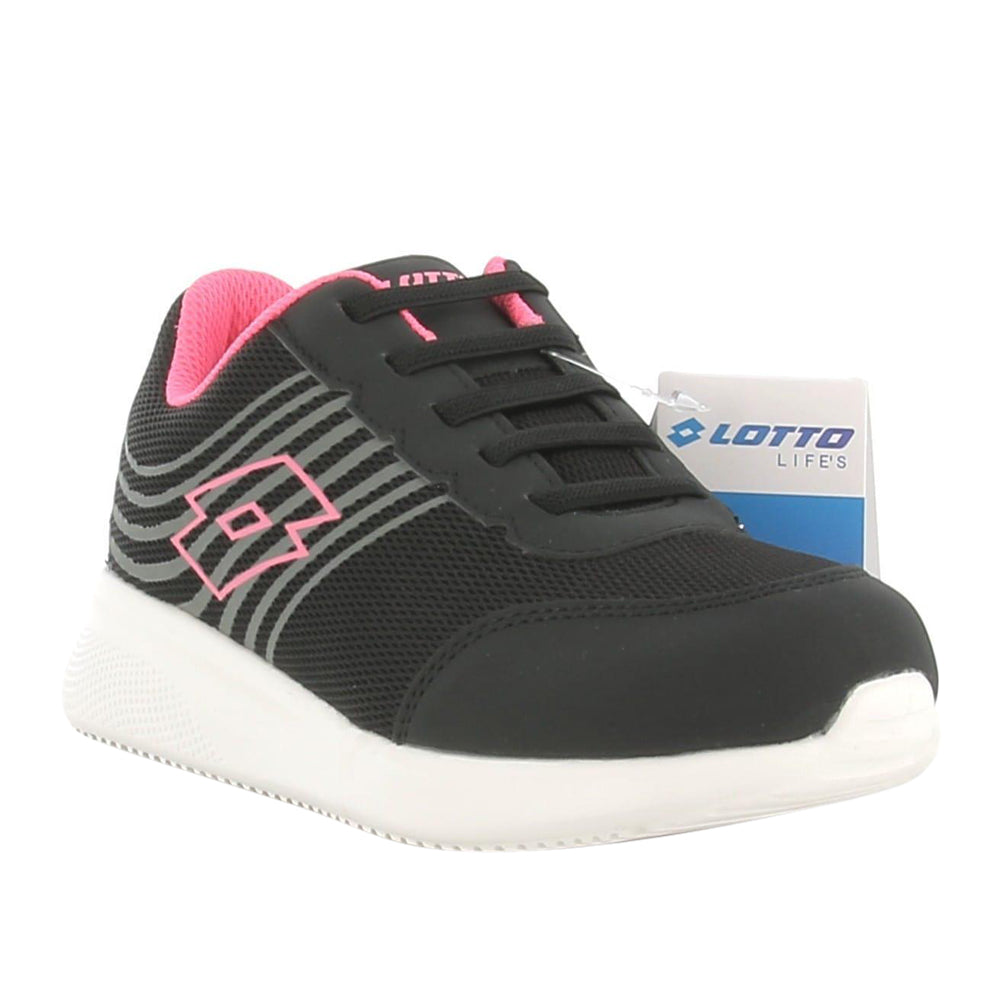 Scarpa Running Lotto Evolite Amf Vi cl Unisex Bambino - Nero