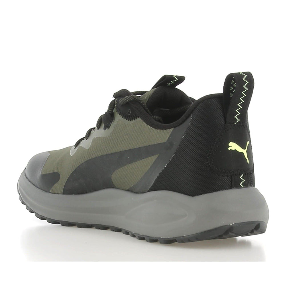 Scarpa Running Puma Twitch Runner Trail Uomo - Verde