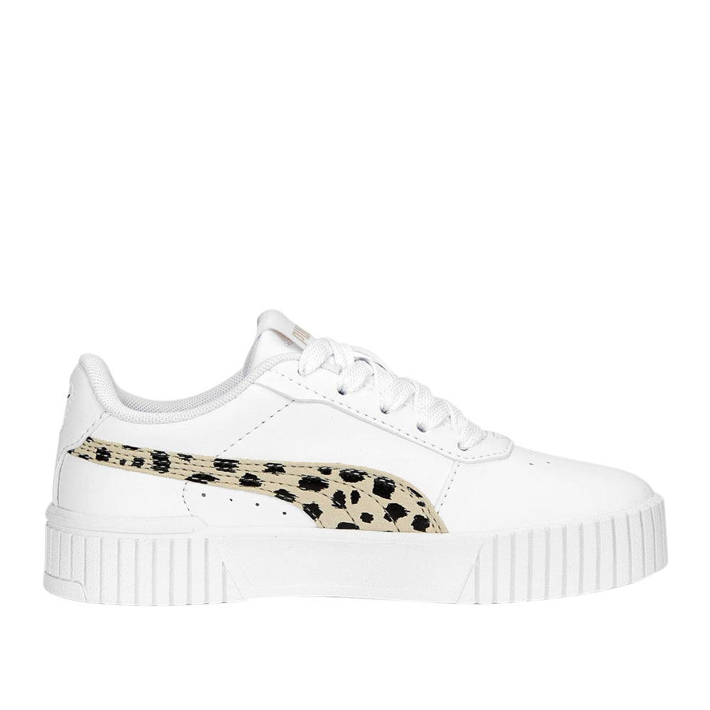 Sneakers Puma Carina 2.0 Animal ps Bambina - Bianco