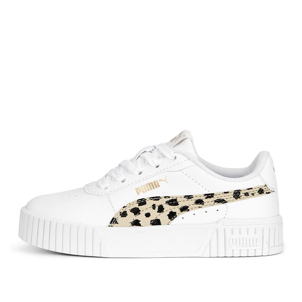 Sneakers Puma Carina 2.0 Animal ps Bambina - Bianco