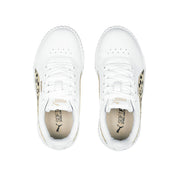 Sneakers Puma Carina 2.0 Animal ps Bambina - Bianco