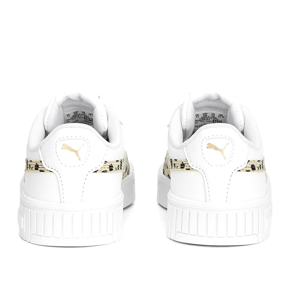 Sneakers Puma Carina 2.0 Animal ps Bambina - Bianco