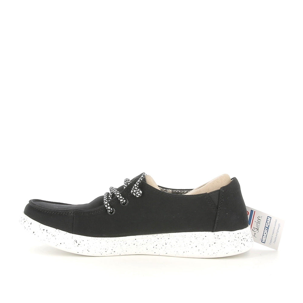Slipon Skechers Bobs Skip Cute – Tide Pool Donna - Nero