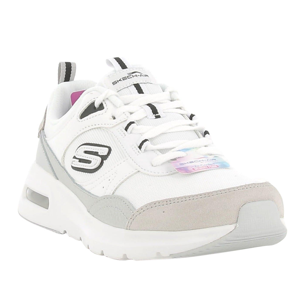 Scarpa Running Skechers SkecH-Air Court – Cool Avenue Donna - Bianco