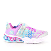 Sneakers Skechers Lovely Colors Bimba - Argento