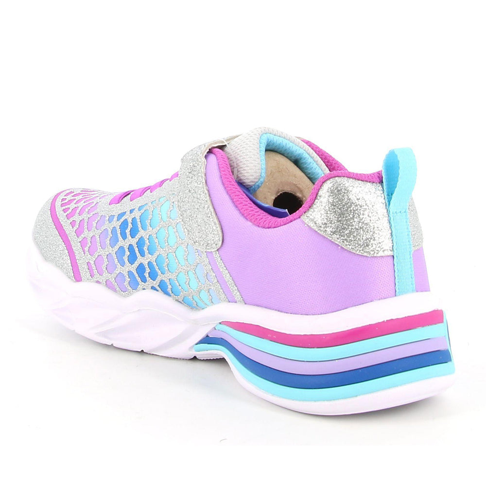 Sneakers Skechers Lovely Colors Bimba - Argento