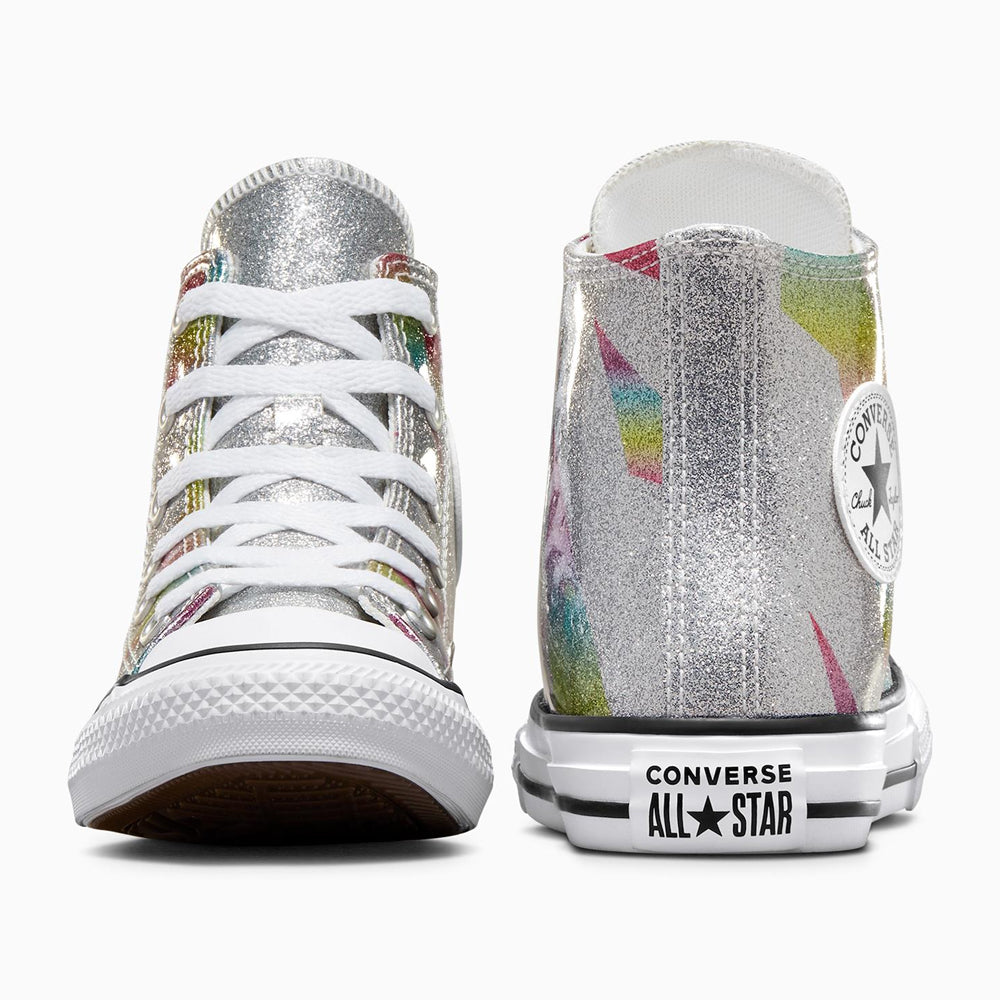 Sneakers Converse Ctas Hi Pure Bambina - Argento