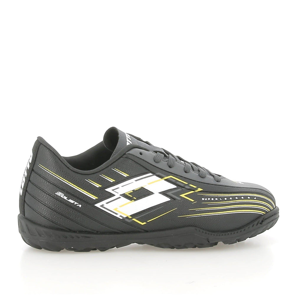 Scarpa Calcetto Lotto Solista 700 Vii Tf jr Bambino - Nero