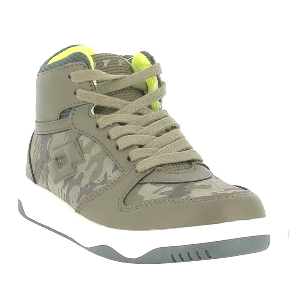 Sneakers Lotto Rocket 1 Amf Ii High Camo cl Bambino - Verde