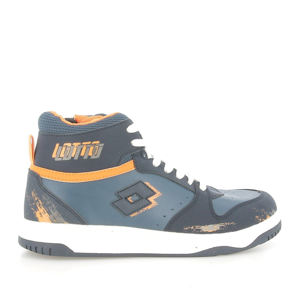 Sneakers Lotto Rocket 1 Amf Ii High Prt jr Bambino - Blu