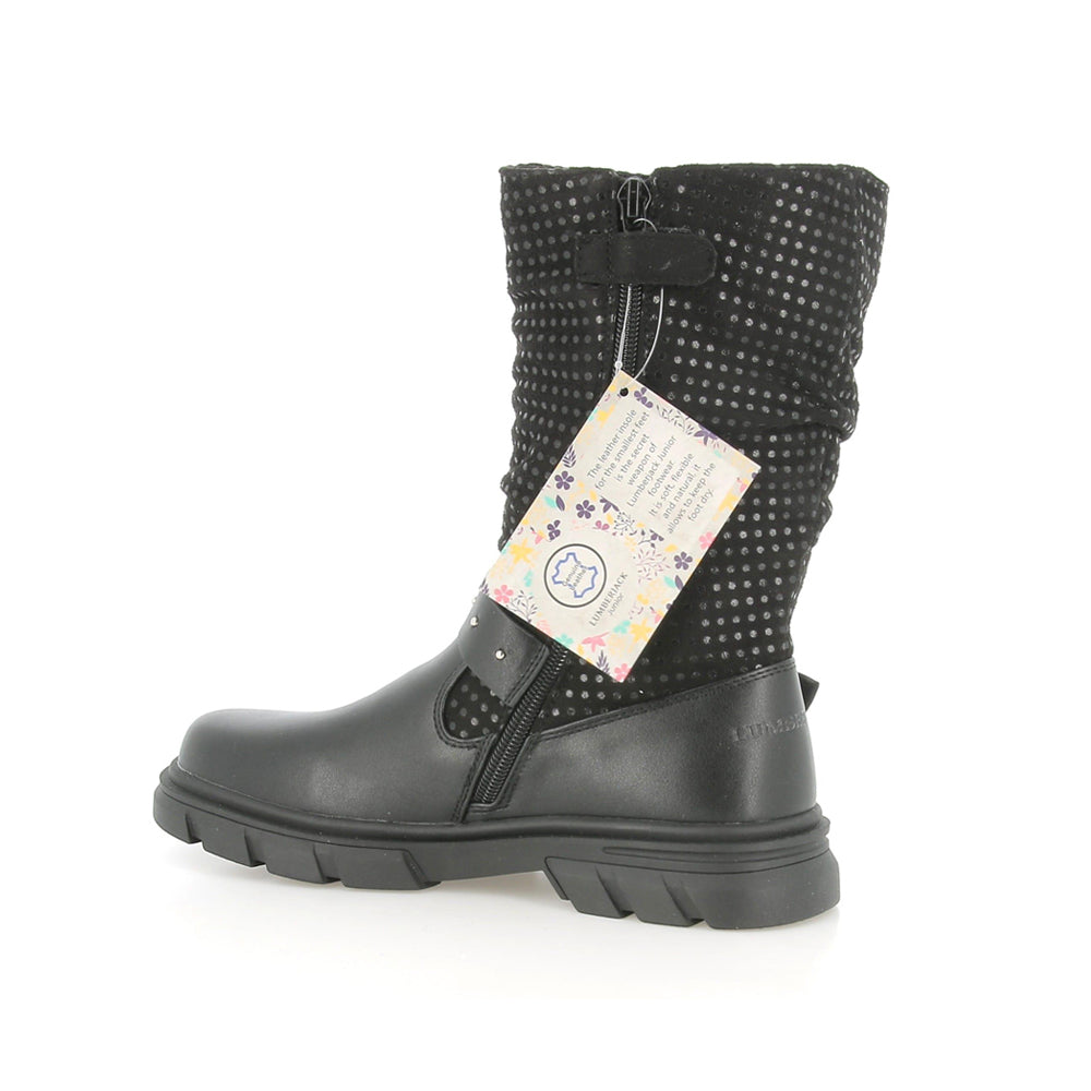 Stivaletto Lumberjack Bambina - Nero