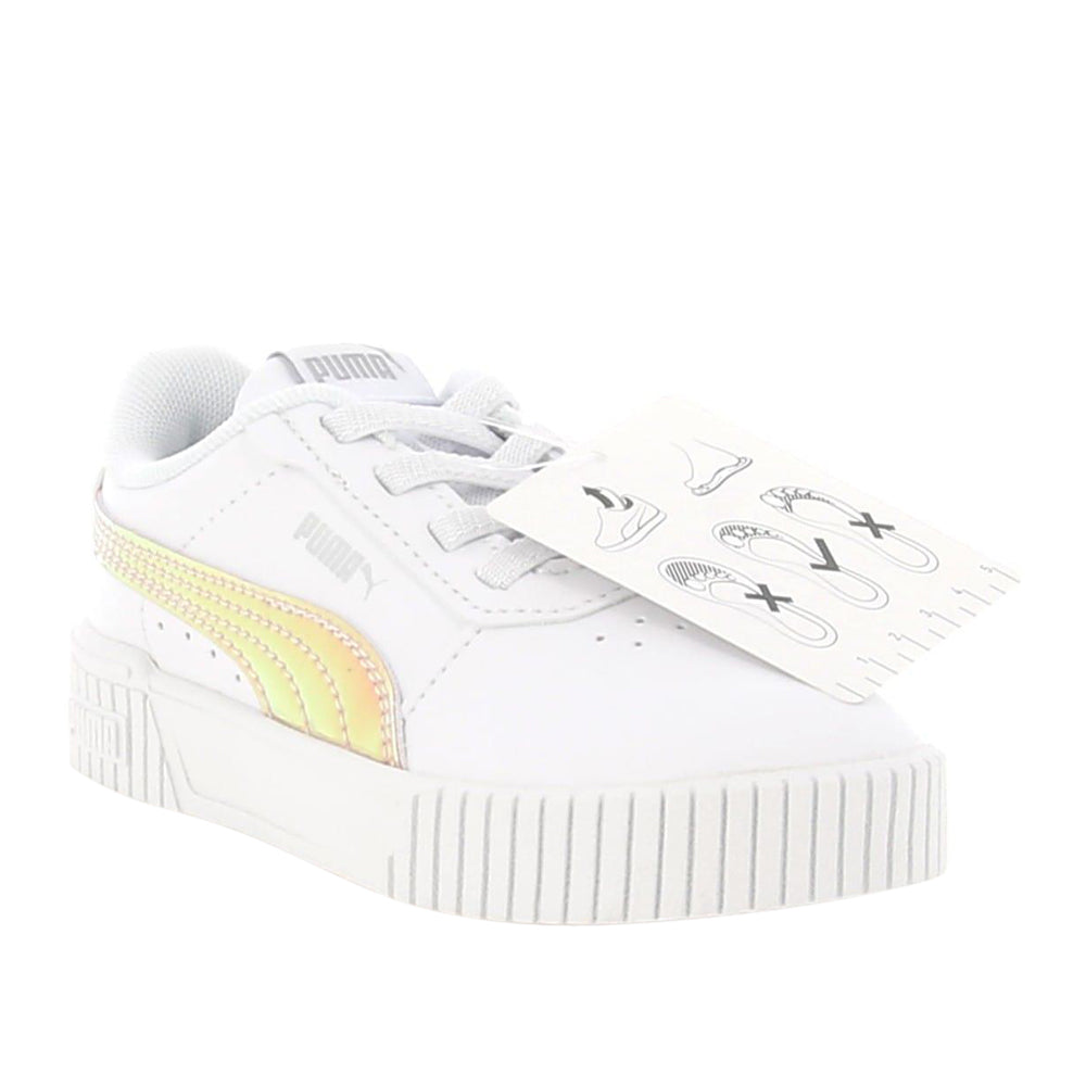 Sneakers Puma Carina 2.0 Holo Ac Inf Bambina - Bianco