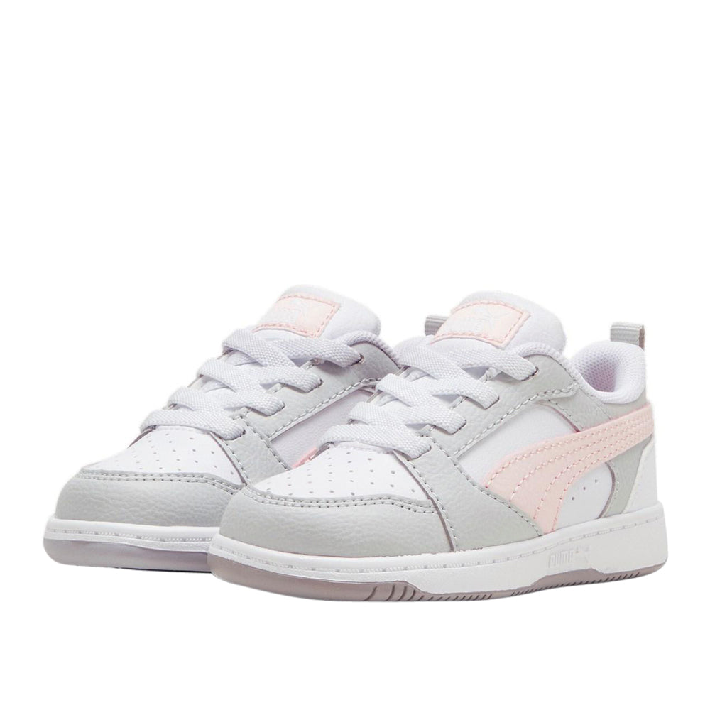 Sneakers Puma Rebound V6 Lo Ac ps Bambina - Bianco