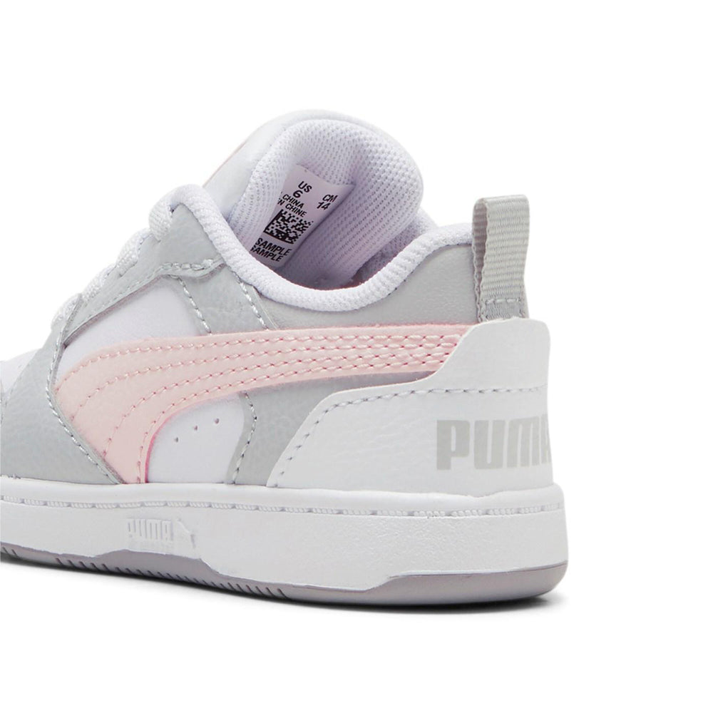 Sneakers Puma Rebound V6 Lo Ac ps Bambina - Bianco