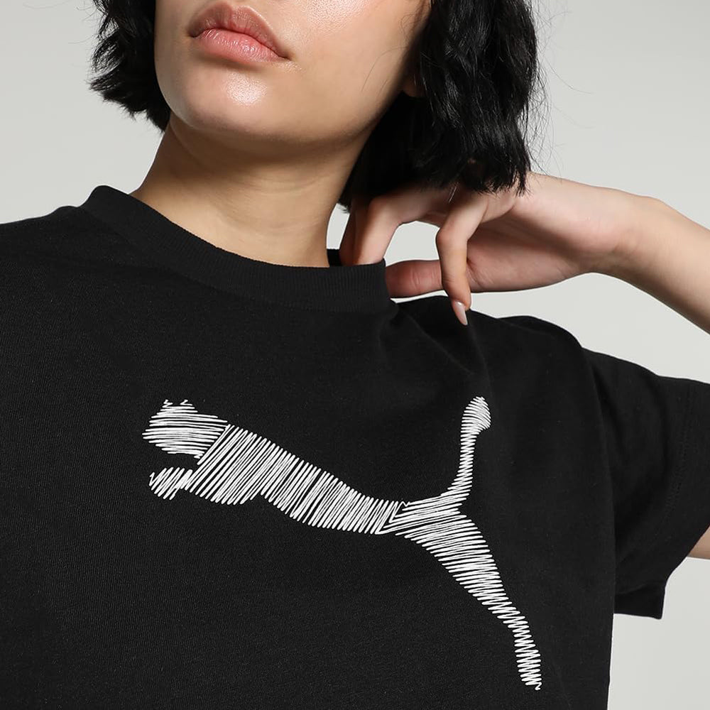 T-Shirt Puma Donna - Nero