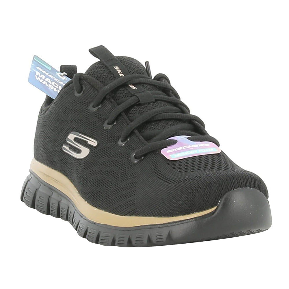 Sneakers Skechers Get Connected Donna - Nero