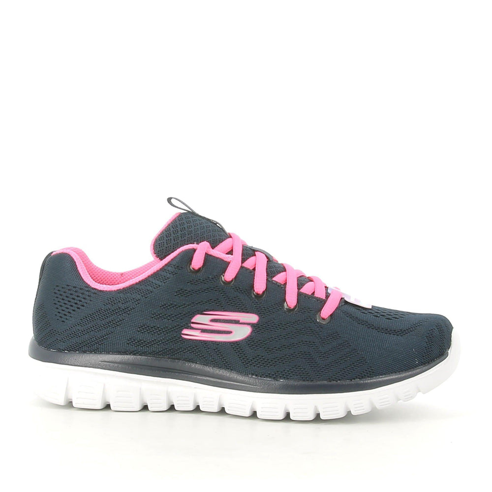 Sneakers Skechers Get Connected Donna - Blu