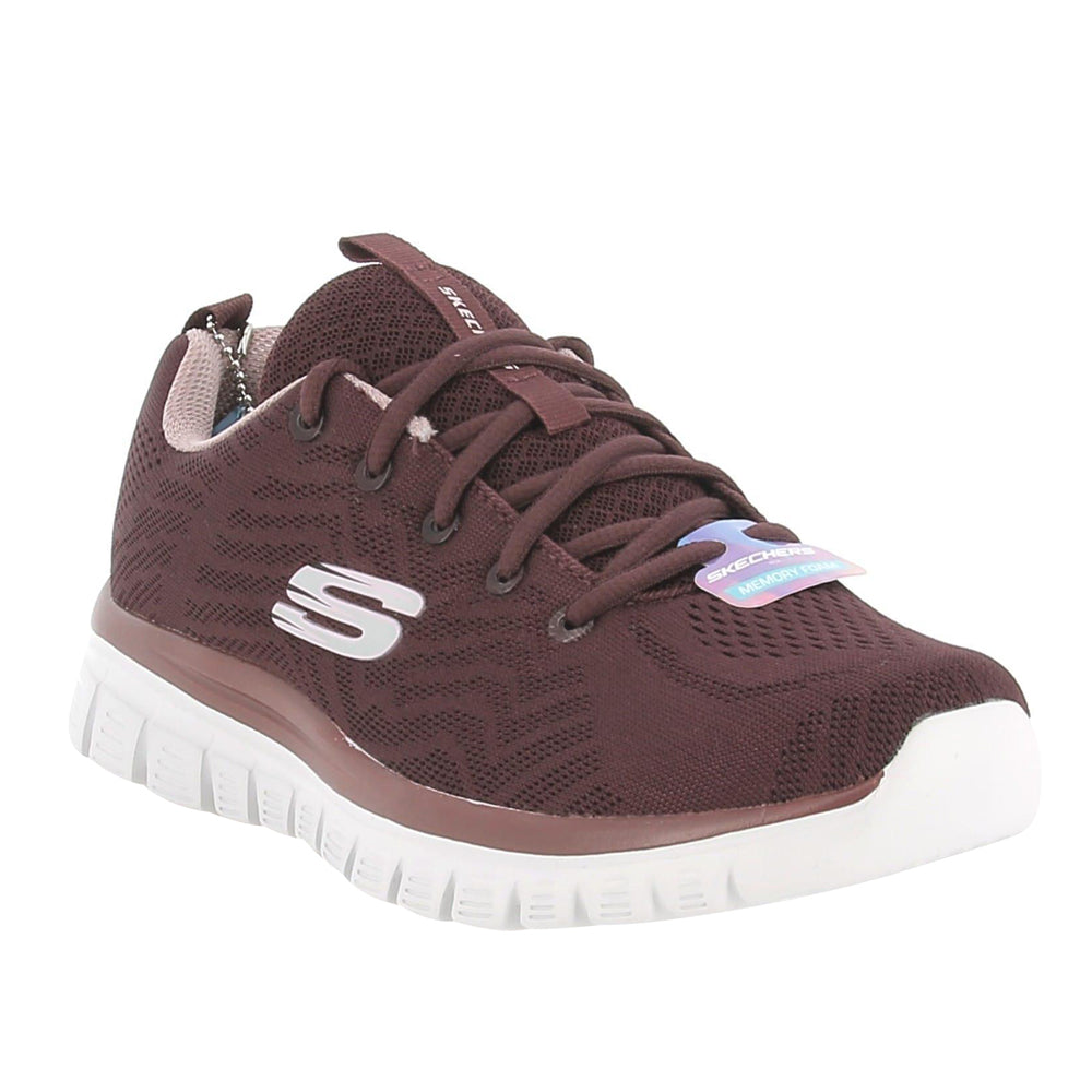 Sneakers Skechers Get Connected Donna - Rosso