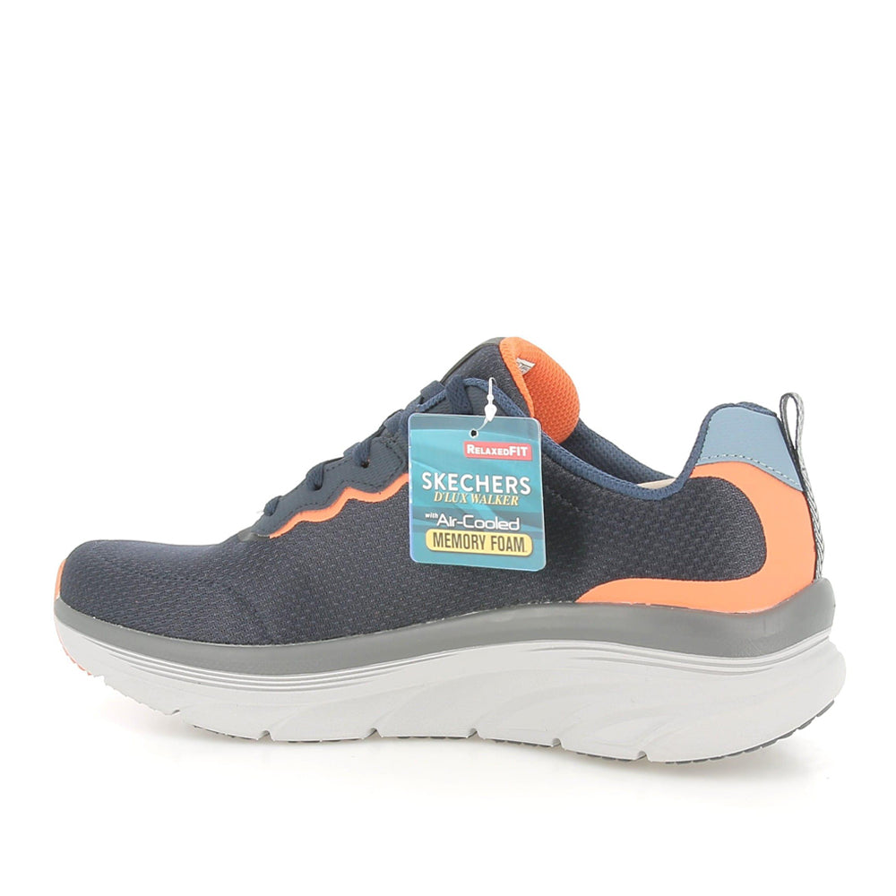 Scarpa Running Skechers D'lux Walker - Scrambler Uomo - Blu