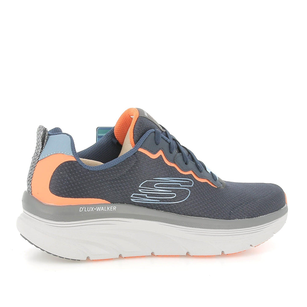 Scarpa Running Skechers D'lux Walker - Scrambler Uomo - Blu