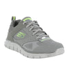 scarpa running skechers syntac uomo grigio 3491797