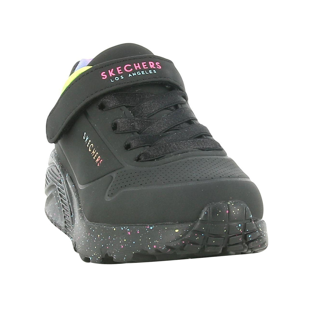 Sneakers Skechers Rainbow Specks Bambina - Nero