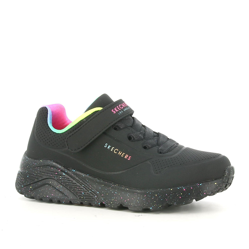 Sneakers Skechers Rainbow Specks Bambina - Nero