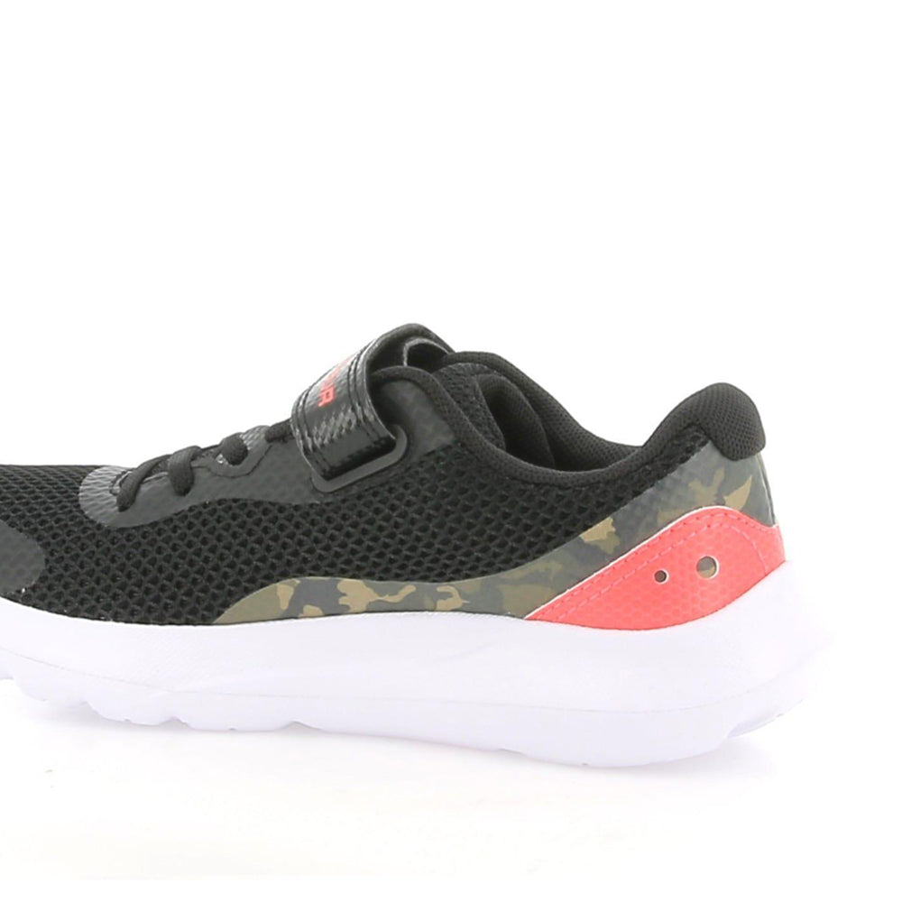 Scarpa Running Under Armour Bps Surge 3 Print ac Bambina - Nero