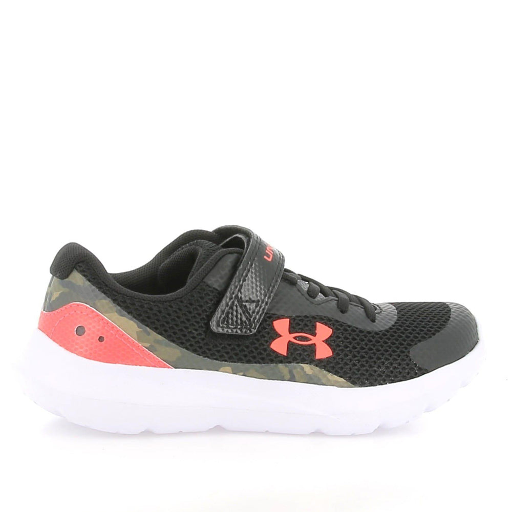 Scarpa Running Under Armour Bps Surge 3 Print ac Bambina - Nero