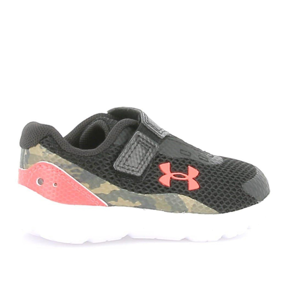 Scarpa Running Under Armour Binf Surge 3 Print ac Bambino - Nero
