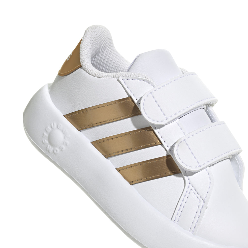 Scarpa Running Adidas Grand Court 2.0 cf Unisex Bimbo - Bianco