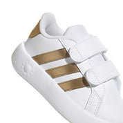 Scarpa Running Adidas Grand Court 2.0 cf Unisex Bimbo - Bianco
