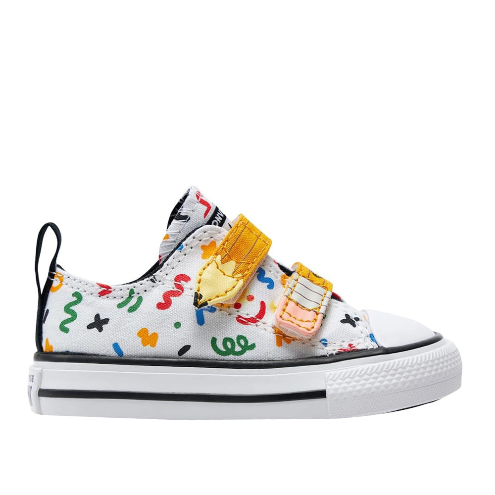 Sneakers Converse Ctas 2v ox Bambino - Bianco