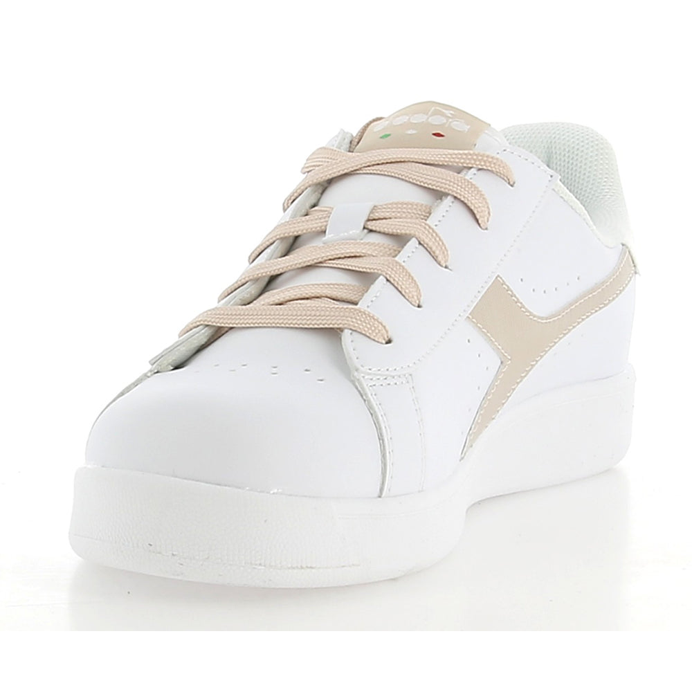 Sneakers Diadora Game P Gs Girl Ragazza - Bianco