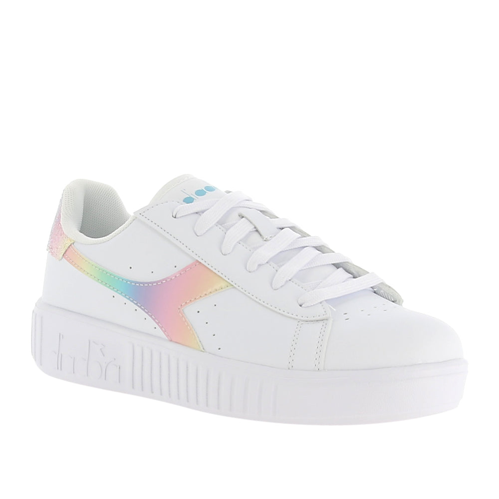 Sneakers Diadora Game Step Bloom gs Unisex Bambino - Bianco