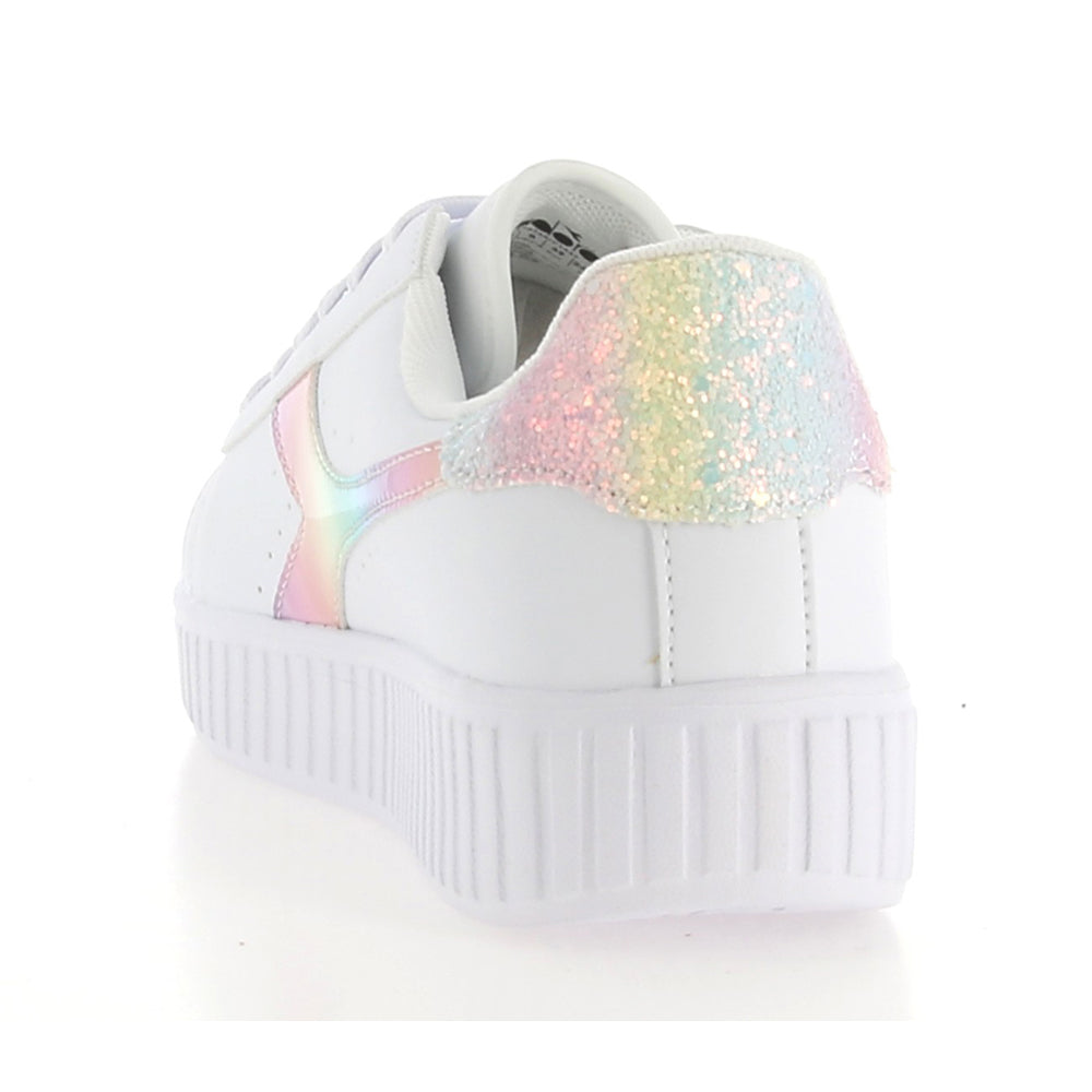 Sneakers Diadora Game Step Bloom gs Unisex Bambino - Bianco